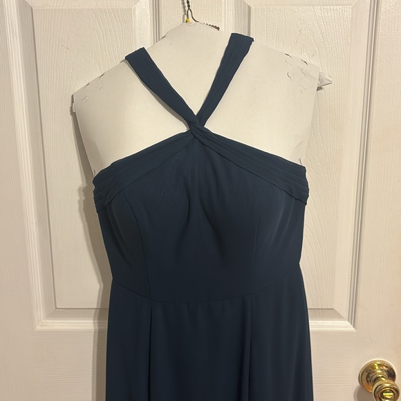 Azazie Rue Dress in Dark Navy, size 8 - Picture 5 of 5